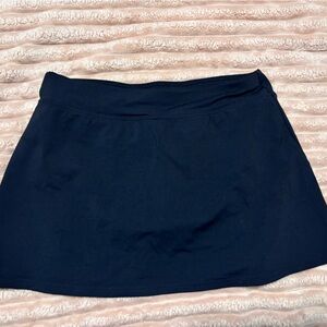 Lands' End Athletic Black Skirt
